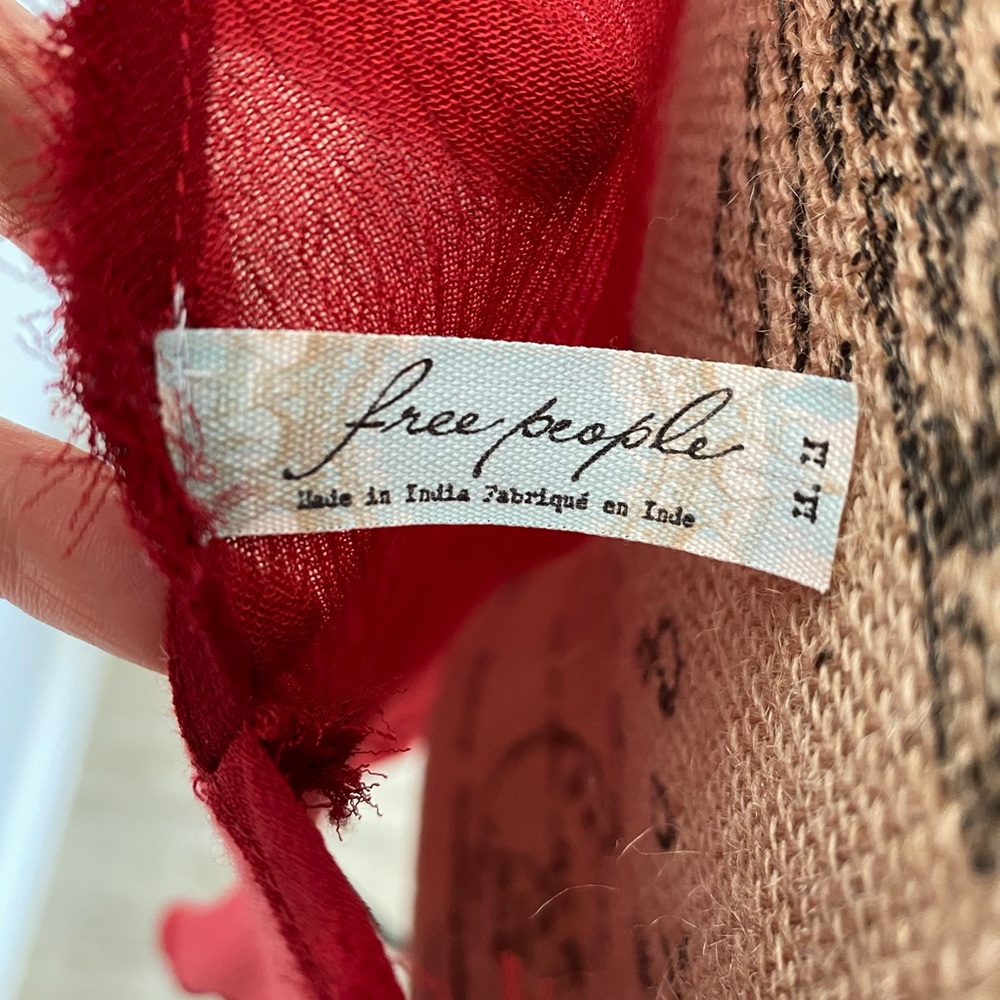 Red Lace Free People - Picture 5 of 12